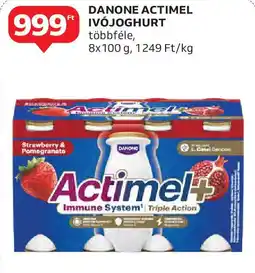 Auchan Danone Actimel ivójoghurt ajánlat