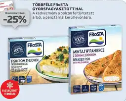 Auchan Többféle Frosta gyorsfagyasztott hal ajánlat