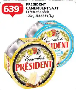 Auchan Président Camembert sajt ajánlat