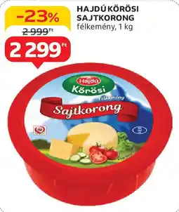 Auchan Hajdú Körösi sajtkorong ajánlat