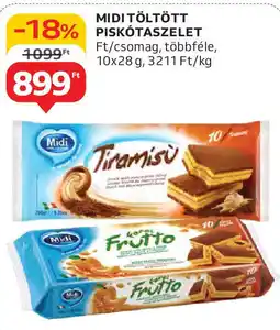 Auchan Midi töltött piskótaszelet ajánlat