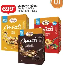 Auchan Cerbona müzli ajánlat