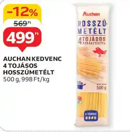 Auchan Auchan Kedvenc 4 tojásos hosszúmetélt ajánlat