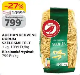 Auchan Auchan Kedvenc durum szélesmetélt ajánlat