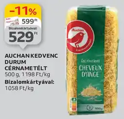Auchan Auchan Kedvenc durum cérname télt ajánlat
