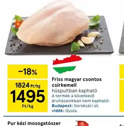 Tesco Friss magyar csontos csirkemell ajánlat