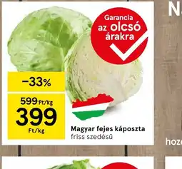 Tesco Magyar fejes káposzta ajánlat