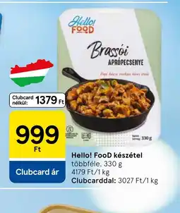 Tesco Hello! Food készétel Brassi aprpecsenye ajánlat