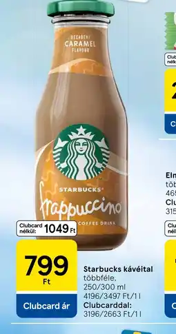 Tesco Starbucks kávéital ajánlat