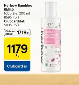 Tesco Herbow Bambino öblítő ajánlat