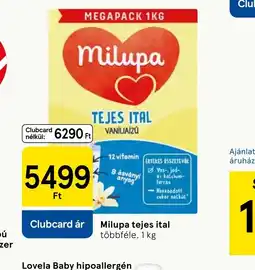 Tesco Milupa tejes ital ajánlat