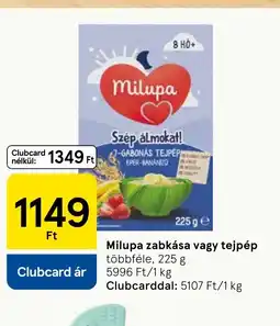 Milupa zabkása vagy tejpép