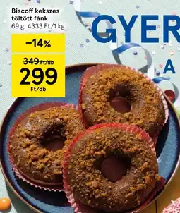 Tesco Biscoff kekszes töltött fánk ajánlat