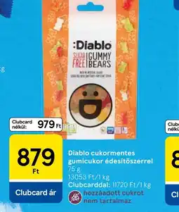 Tesco Diablo cukormentes gumicukor ajánlat