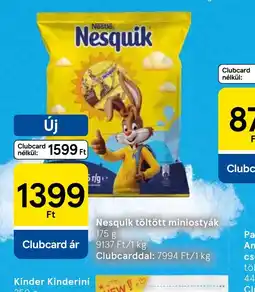 Tesco Nesquik töltött miniosztyák ajánlat
