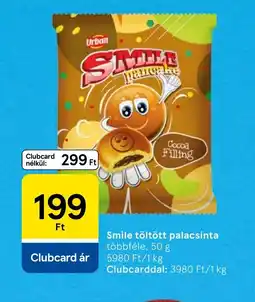 Tesco Smile töltött palacsinta ajánlat