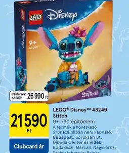 Tesco Lego Disney 43249 Stitch ajánlat
