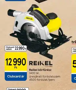 Tesco Reikel körfűrész ajánlat