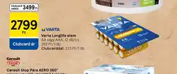 Tesco Varta Longlife elem ajánlat