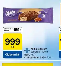 Tesco Milka jégkrém ajánlat