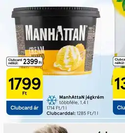 Tesco ManhattAN Jégkrém ajánlat
