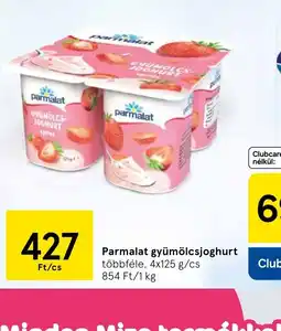 Tesco Parmalat gyümölcsjoghurt ajánlat