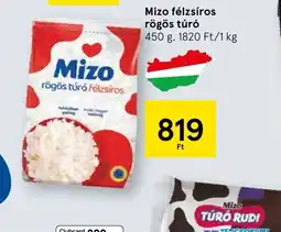 Tesco Mizo félzsíros rögös túr ajánlat