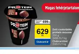 Tesco Zott csokoládés protein mousse ajánlat