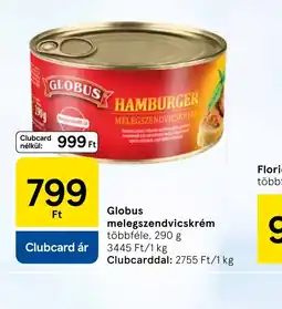 Tesco Globus melegszendvicskrém ajánlat