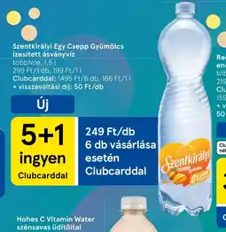 Tesco Szentkirályi Egy Csepp Gyümölcs Ízesített Ásványvíz ajánlat