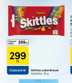 Tesco Skittles cukordrazsé ajánlat
