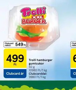 Tesco Trolli hamburger gumicukor ajánlat