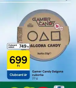 Tesco Gamer Candy Dalgona cukorka ajánlat