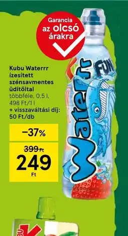 Tesco Kubu Waterrr ajánlat
