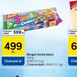 Tesco Bergen Smile keksz ajánlat
