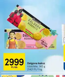 Tesco Dalgona keksz ajánlat