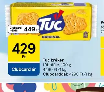 Tesco Tuc kréker ajánlat