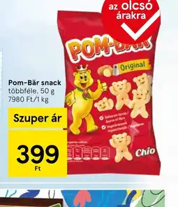 Tesco Pom-Bär snack ajánlat