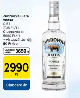 Tesco ubrwka BiaŁa vodka ajánlat