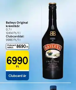 Tesco Baileys Original krémlikőr ajánlat