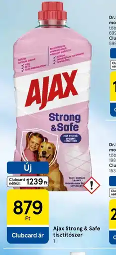 Tesco Ajax Strong Ft Safe tiszt Clubcard ártszer ajánlat