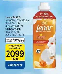 Tesco Lenor öblítő ajánlat