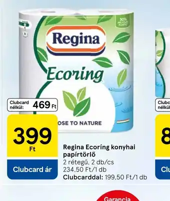 Tesco Regina Ecoring konyhai papírtörlő ajánlat