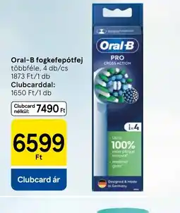Tesco Oral-B fogkefefej ajánlat