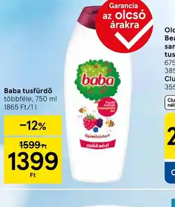 Tesco Baba tusfürdő ajánlat