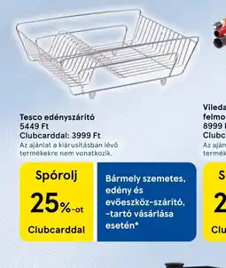 Tesco Tesco edényszárít ajánlat