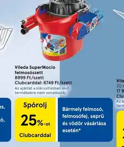 Tesco Vileda SuperMocio felmosszett ajánlat