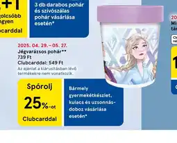 Tesco Jégvarázsos pohár ajánlat