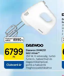 Tesco Daewoo DHM251 kézi mixer ajánlat