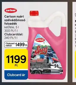 Tesco Carlson nyári szélvédőmos folyadék ajánlat